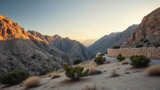 Rocky karst landscape in the Dinaric mountains of Croatia
