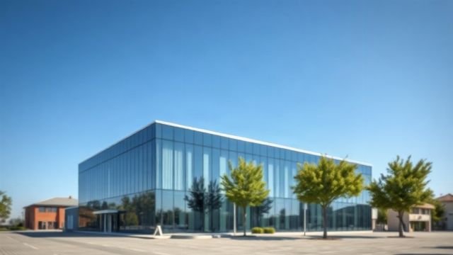 Modern office building in Croatia, representing a business environment